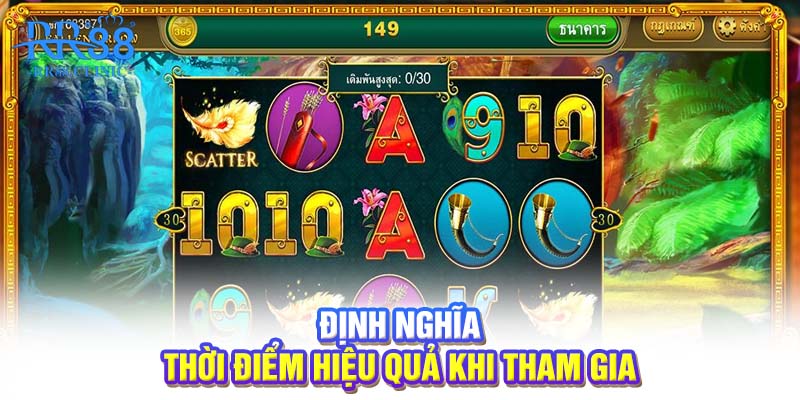 Định nghĩa thời điểm hiệu quả khi tham gia