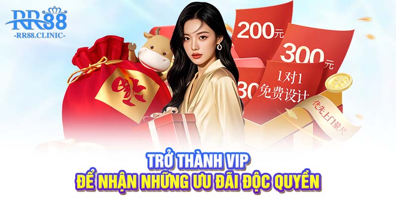 Trở thành VIP để nhận những ưu đãi độc quyền